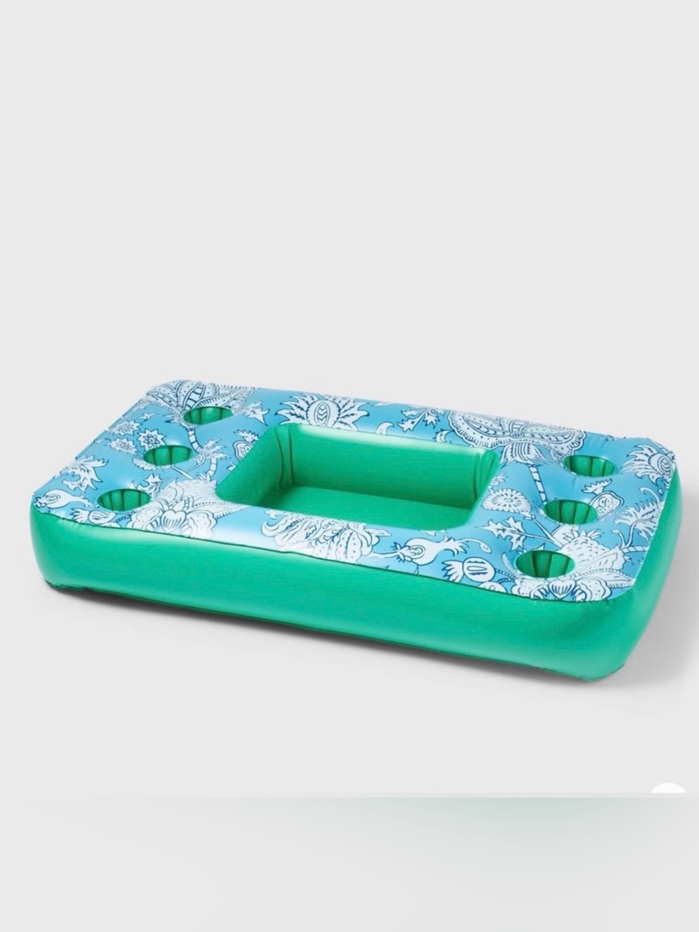 NEW! Roller Rabbit x Target Floral Vines Rectangular Snack Float Blue